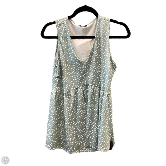 Top Sleeveless By Clothes Mentor In Green, Size: M