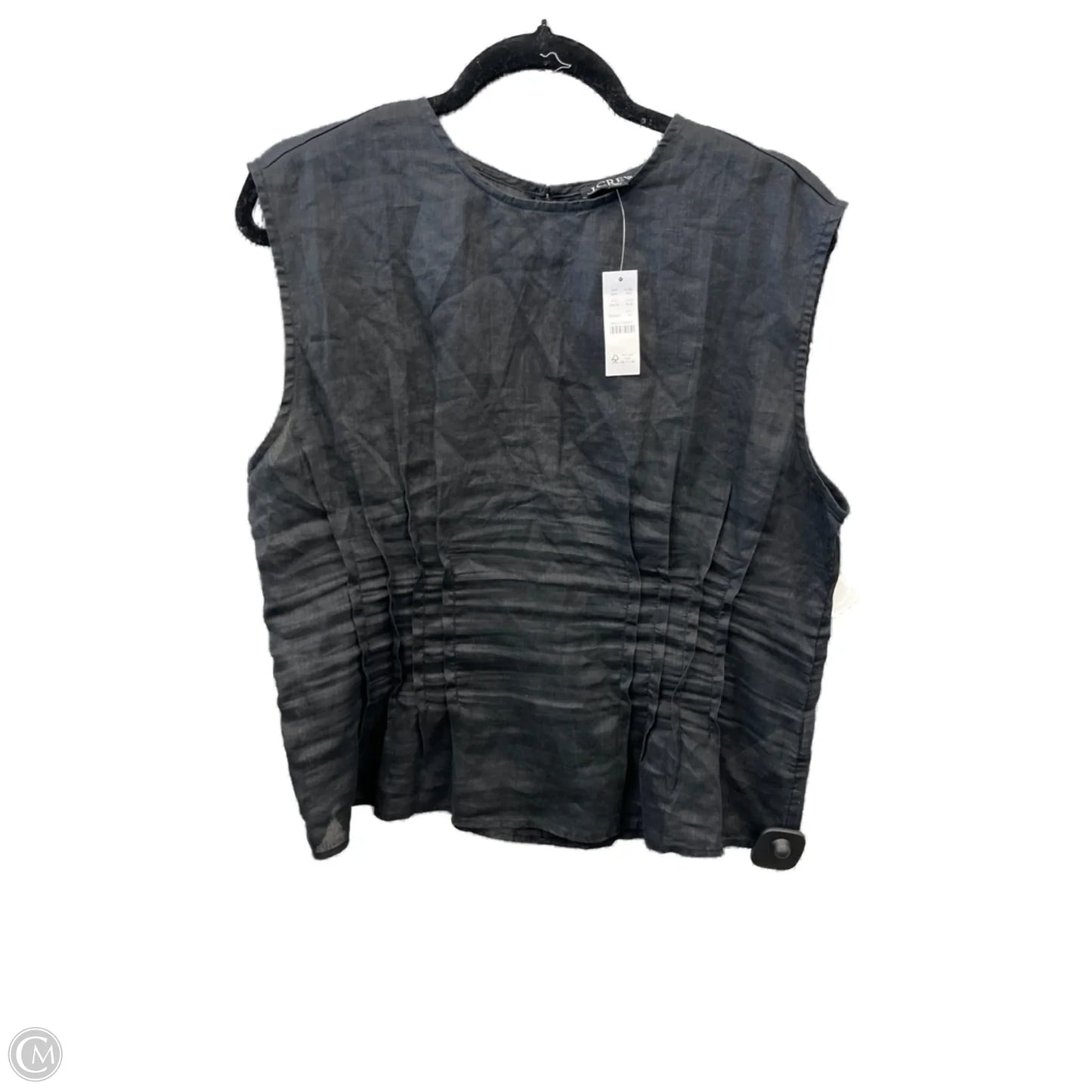 Top Sleeveless By J. Crew In Black, Size: L