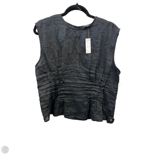 Top Sleeveless By J. Crew In Black, Size: L
