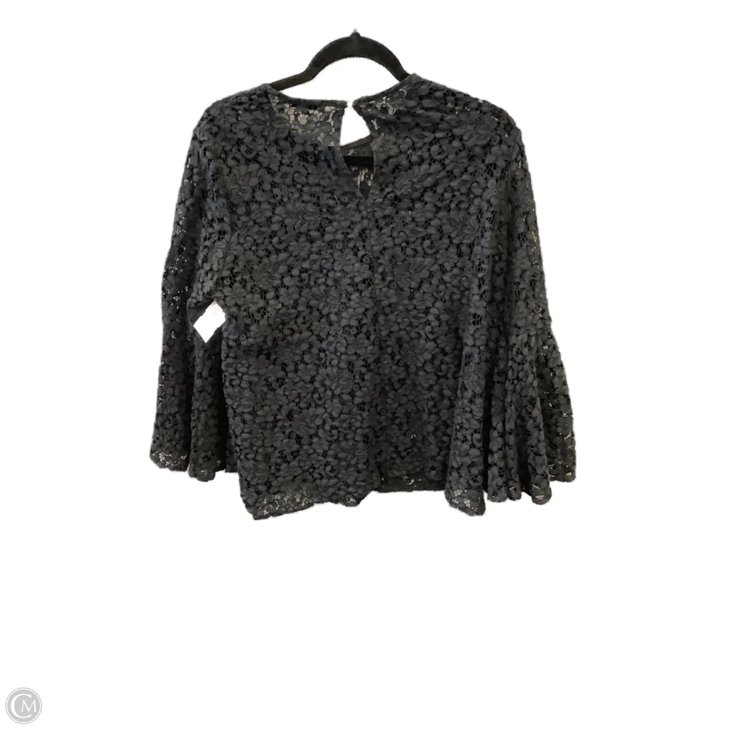 Top Long Sleeve By Mng In Black, Size: M