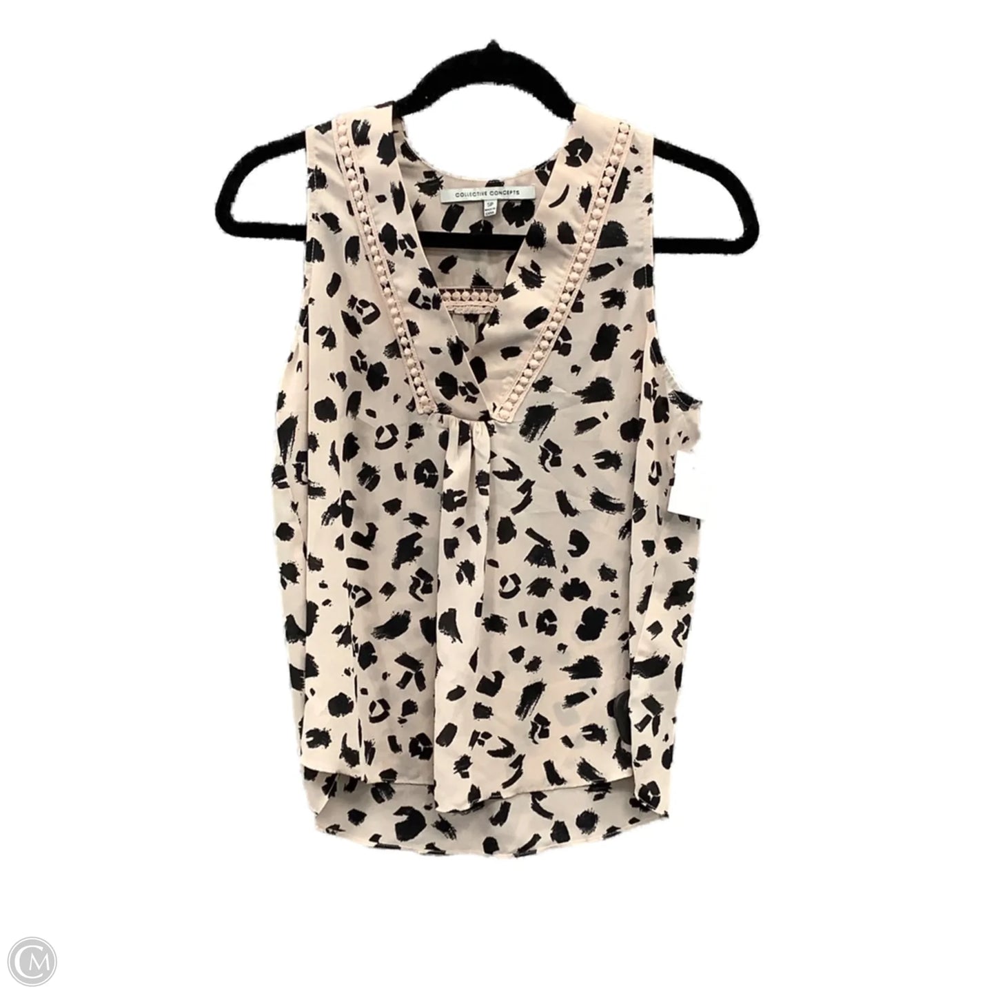Top Sleeveless By Collective Concepts In Pink, Size: S