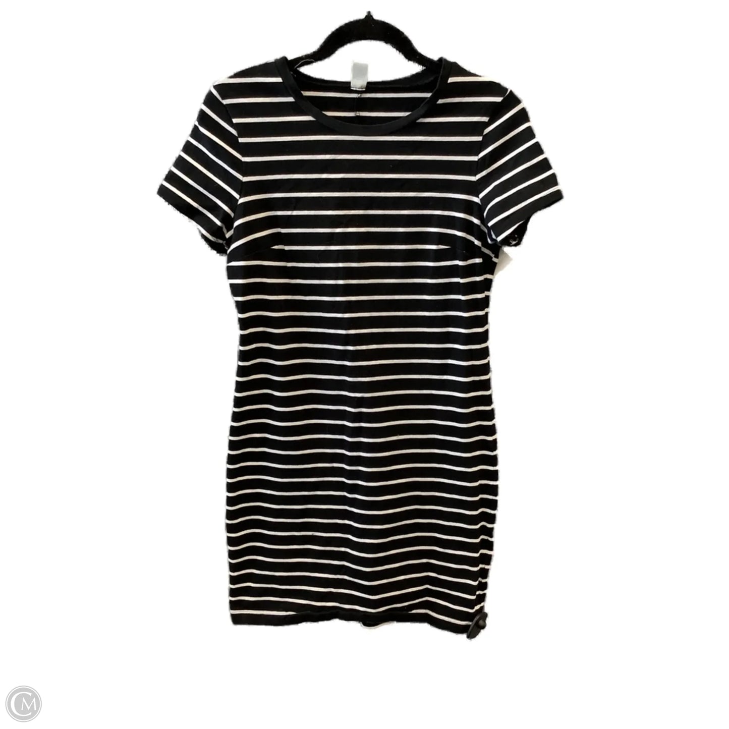 Dress Casual Midi By Old Navy In Striped Pattern, Size: M