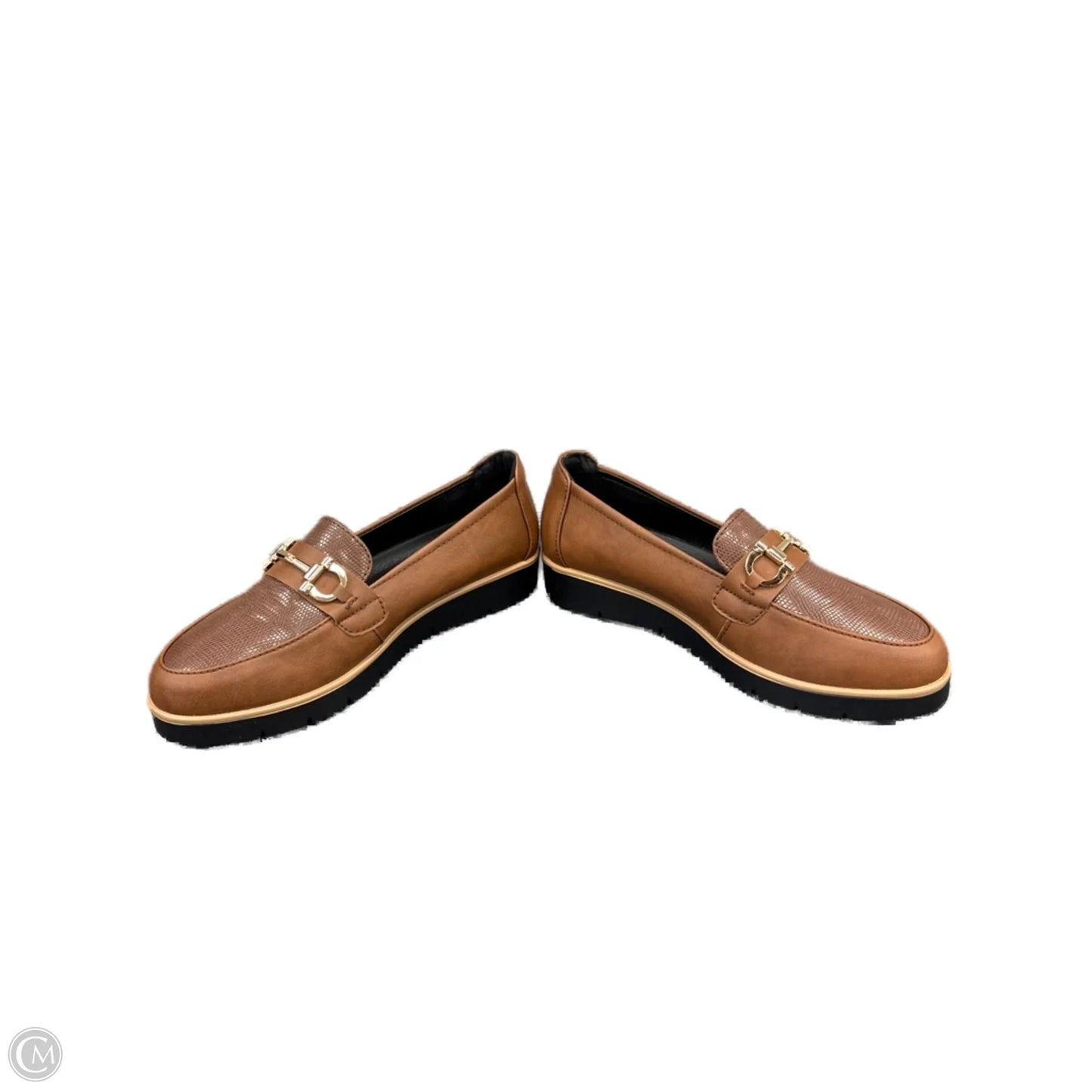 Shoes Flats By Clothes Mentor In Brown, Size: 8.5