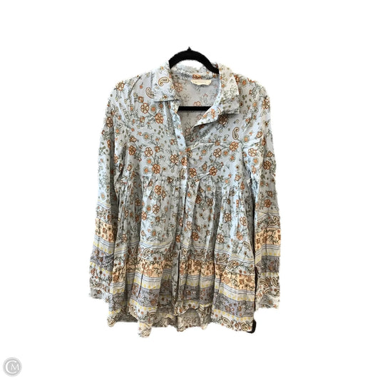Dress Casual Short By By Together In Blue, Size: S