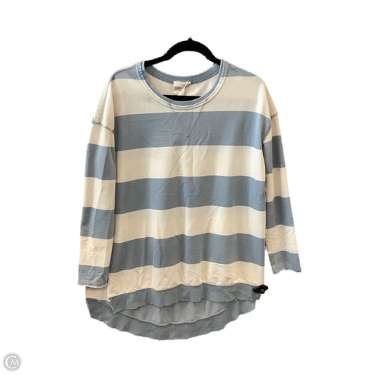 Top Long Sleeve By White Crow In Striped Pattern, Size: Xs