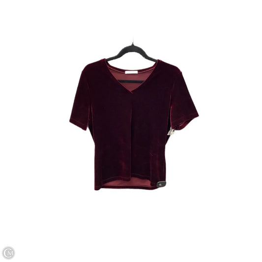 Top Short Sleeve By Clothes Mentor In Red, Size: L