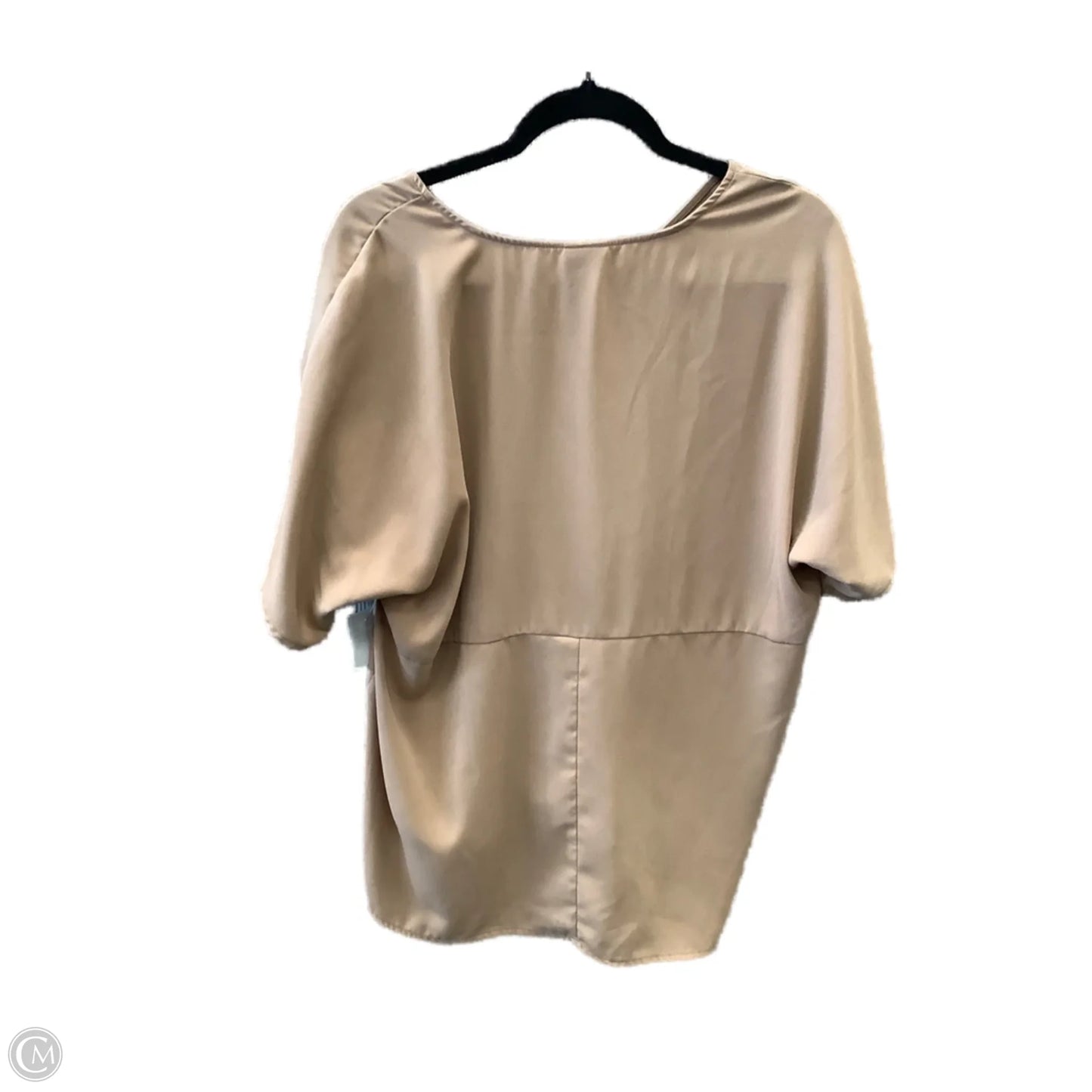 Top Short Sleeve By Worthington In Brown, Size: M