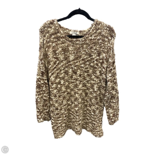 Sweater By Simply Noelle In Brown, Size: S