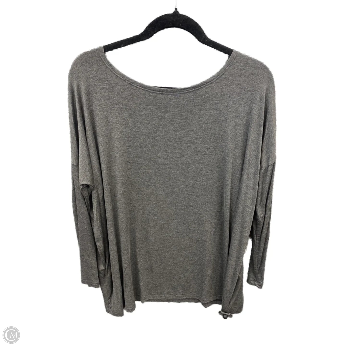 Top Long Sleeve By Cherish In Grey, Size: M