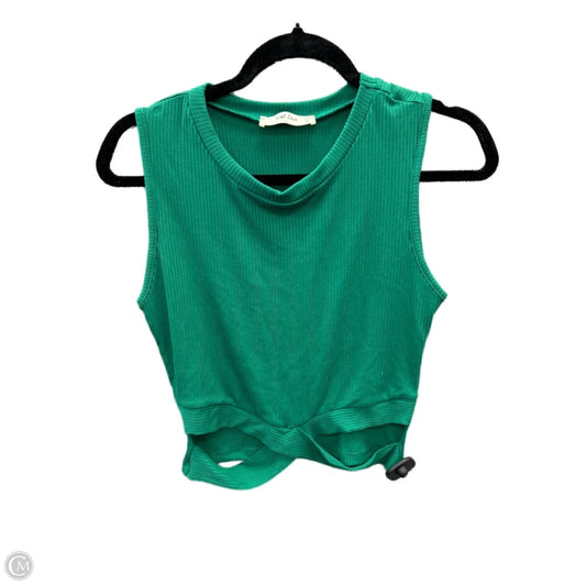Top Sleeveless By Clothes Mentor In Green, Size: L