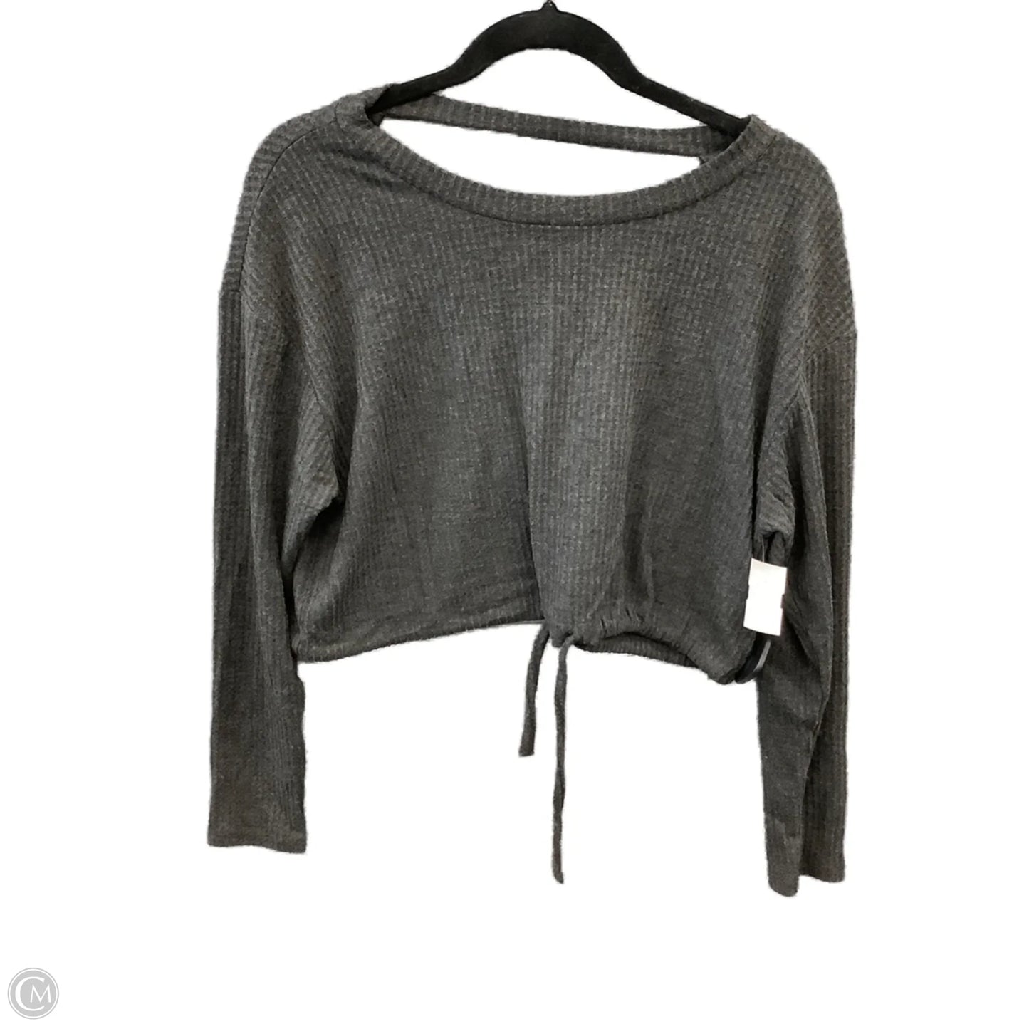 Top Long Sleeve By Aeropostale In Grey, Size: S