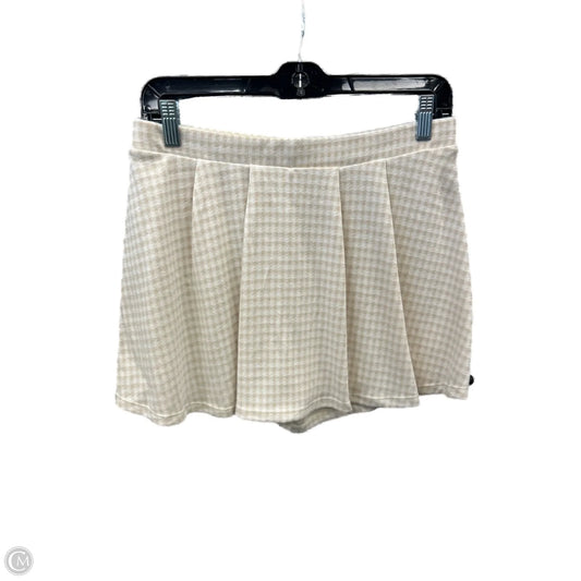 Skirt Mini & Short By Urban Romantics In Cream, Size: 8