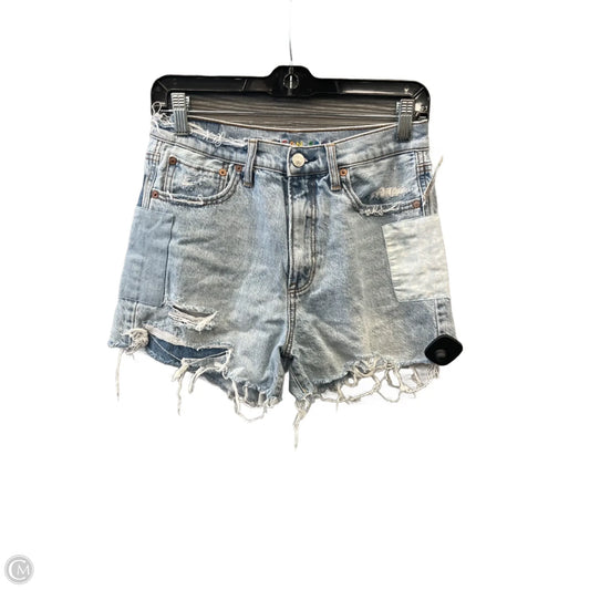 Shorts By American Eagle In Blue Denim, Size: 4