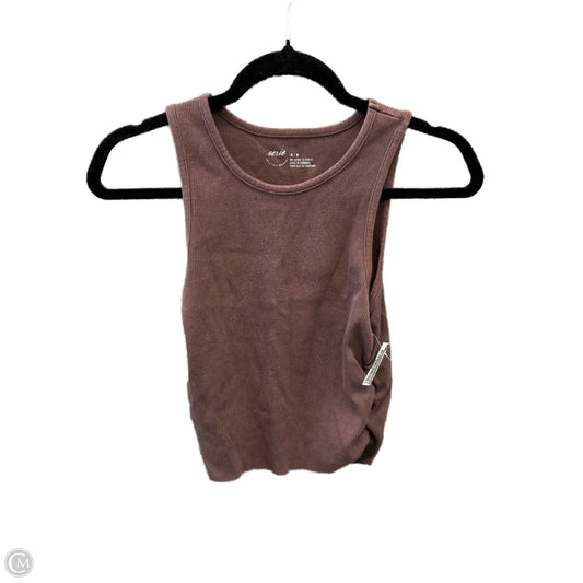 Top Sleeveless By Aerie In Brown, Size: M