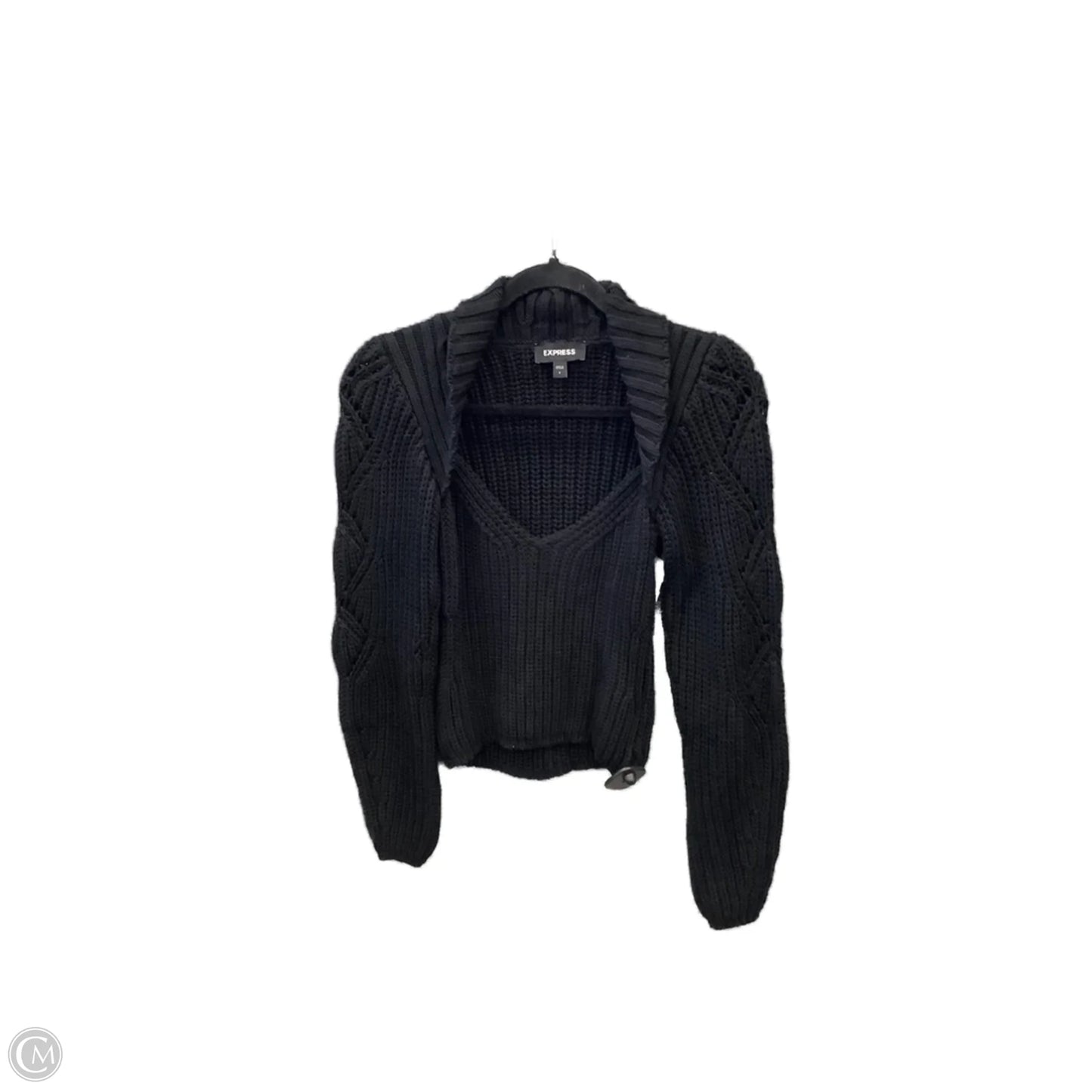 Sweater By Express In Black, Size: S