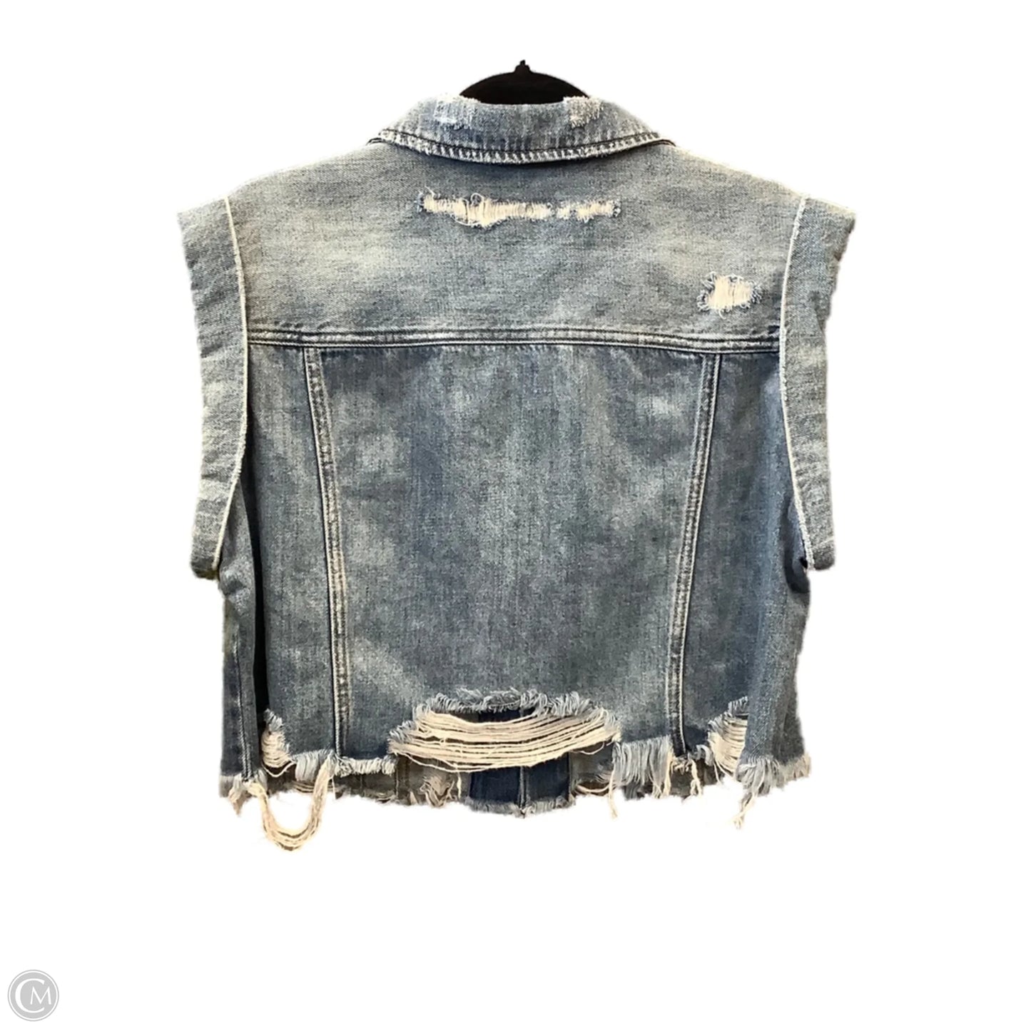 Vest Other By Liverpool In Blue Denim, Size: L