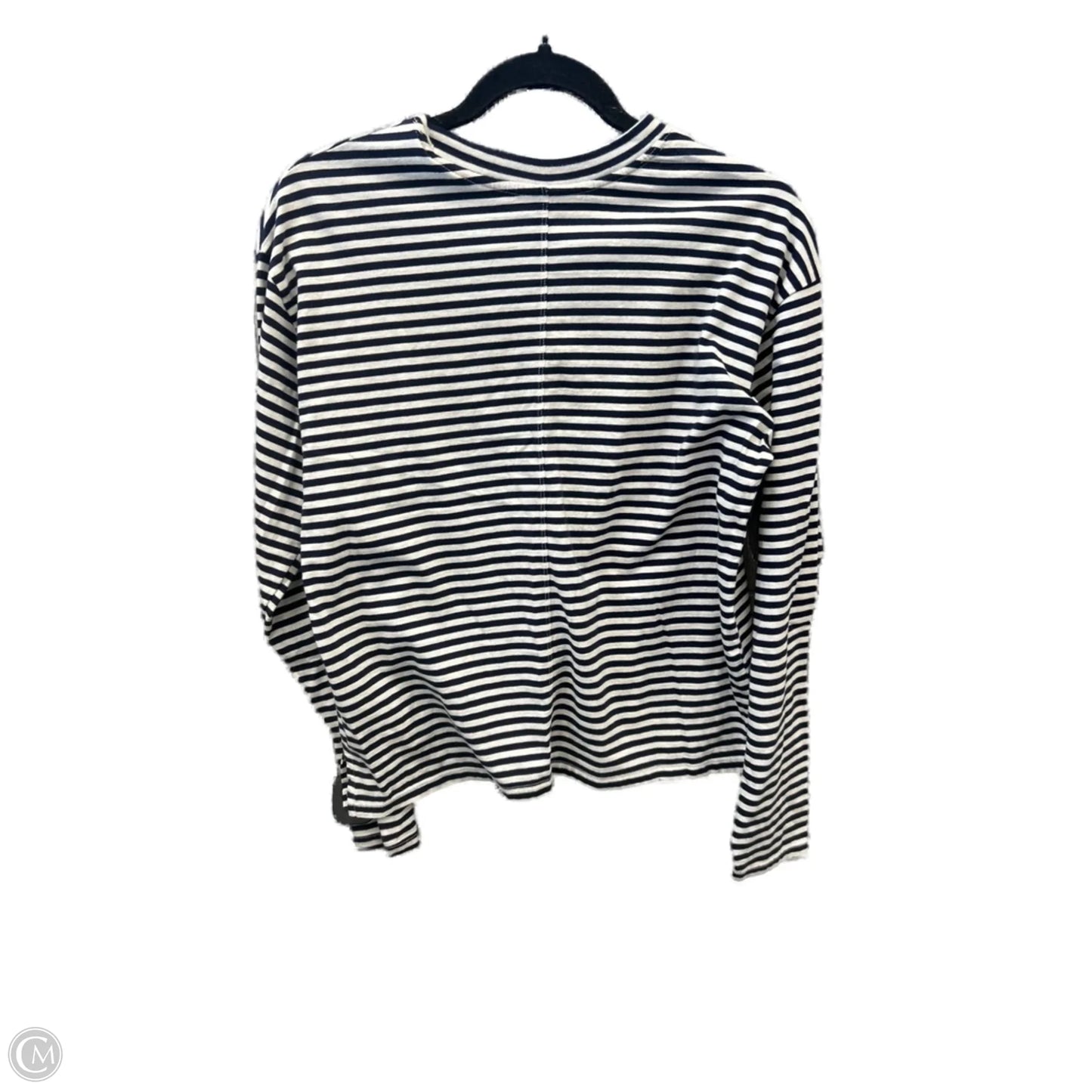 Top Long Sleeve By A New Day In Striped Pattern, Size: Xs