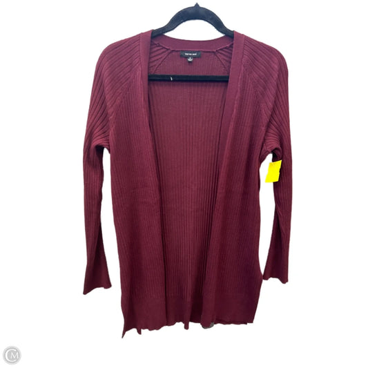 Cardigan By Verve Ami In Maroon, Size: S