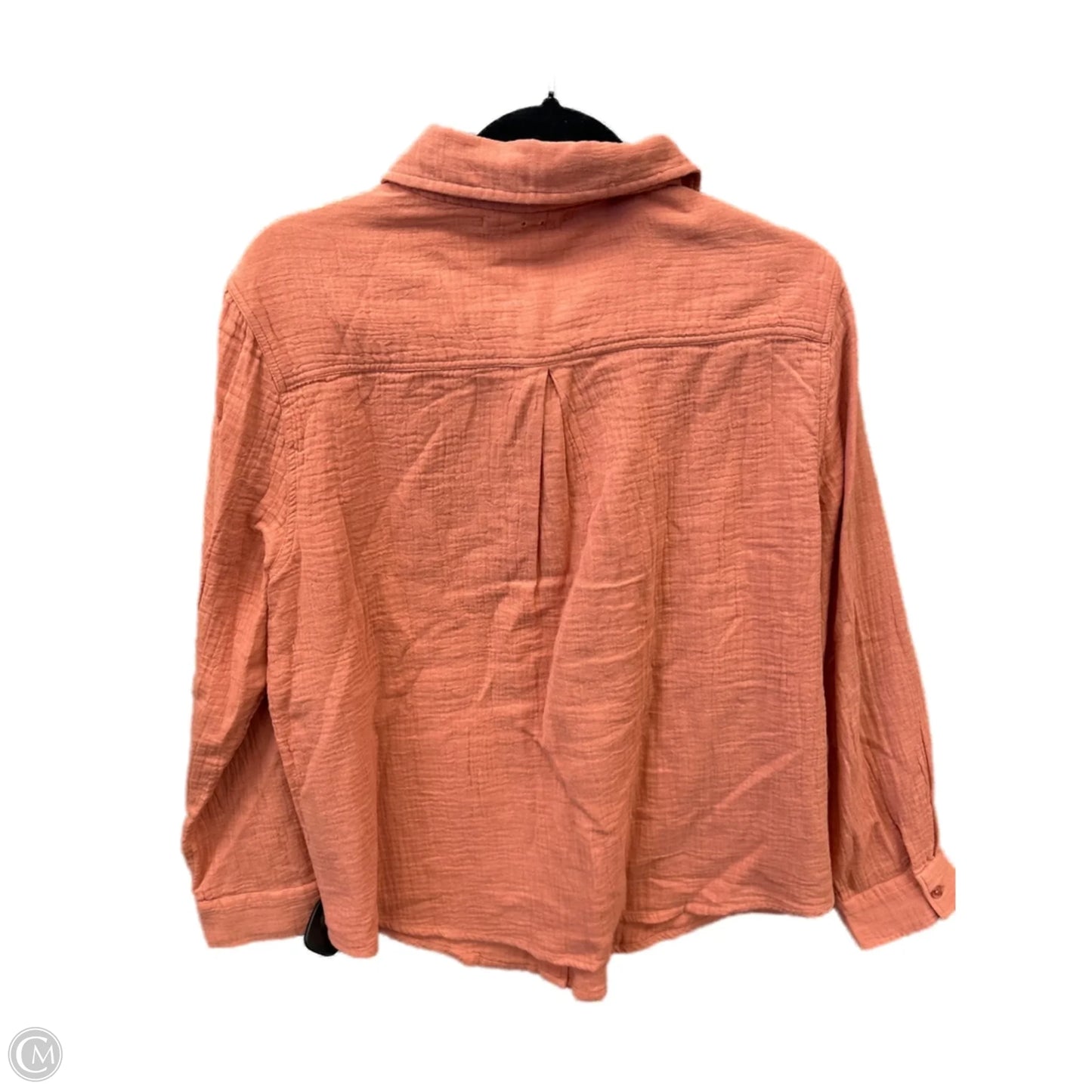 Top Long Sleeve By Oneill In Orange, Size: M