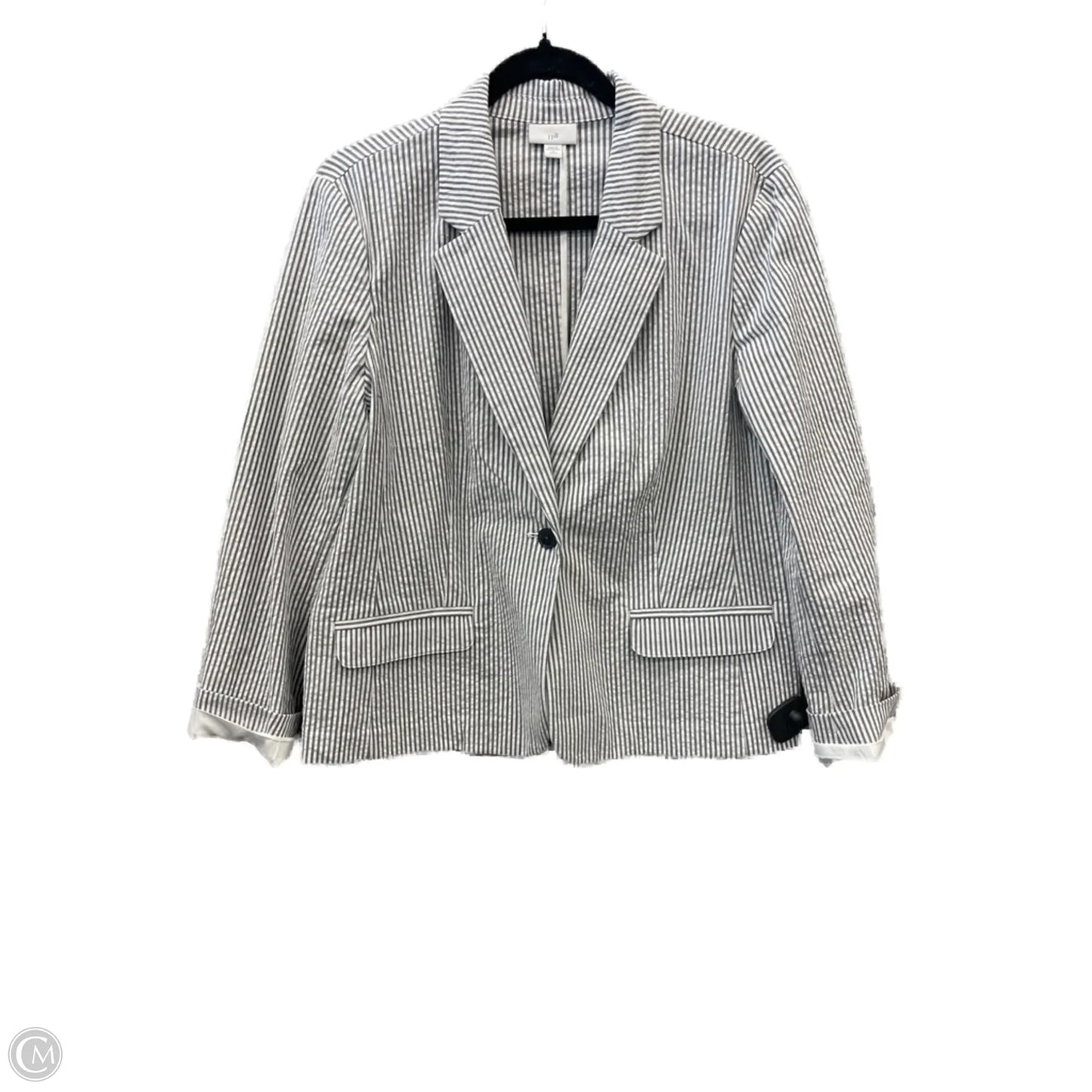 Blazer By J. Jill In Striped Pattern, Size: M