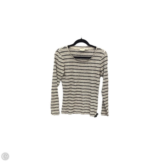 Top Long Sleeve By L.l. Bean In Striped Pattern, Size: S