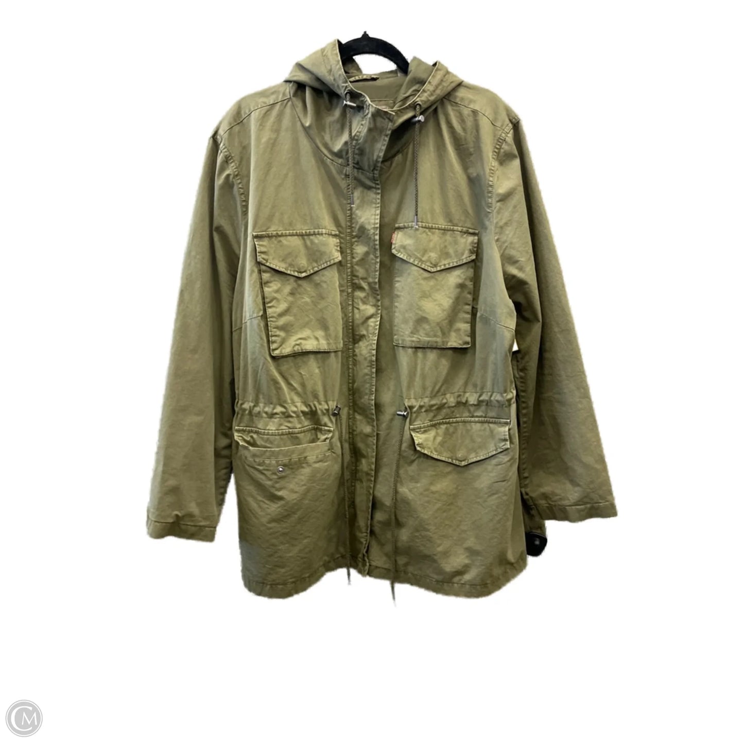 Jacket Utility By Levis Capital E In Green, Size: 3x