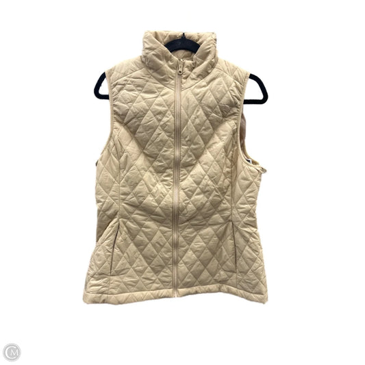 Vest Puffer & Quilted By Lands End In Beige, Size: M