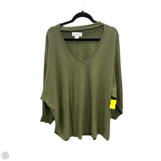 Top Long Sleeve By Clothes Mentor In Green, Size: 3x