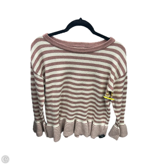 Sweater By Loft In Striped Pattern, Size: S