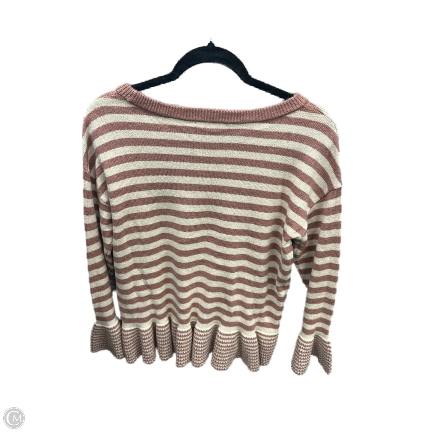 Sweater By Loft In Striped Pattern, Size: S