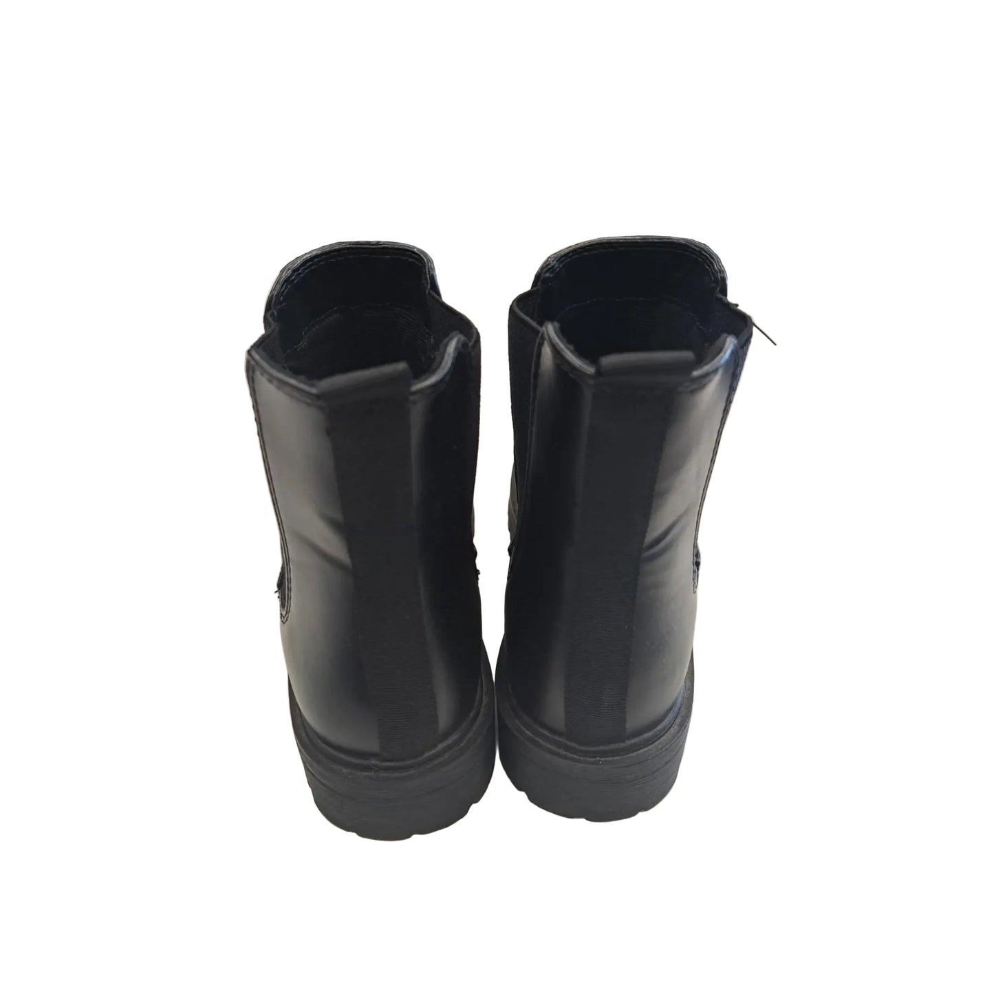 Boots Ankle Flats By Soda In Black, Size: 8.5