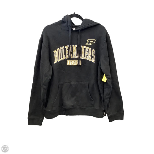 Sweatshirt Hoodie By Clothes Mentor In Black, Size: L