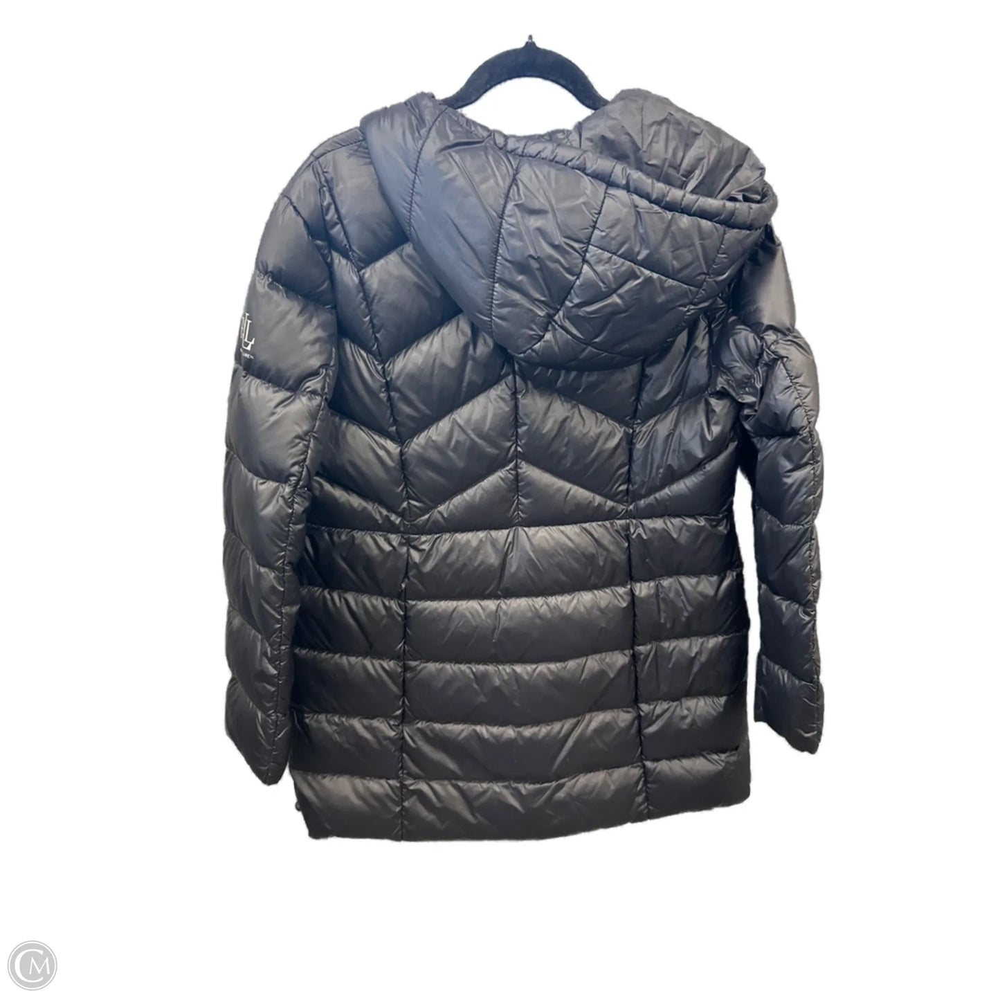 Coat Puffer & Quilted By Ralph Lauren In Black, Size: L