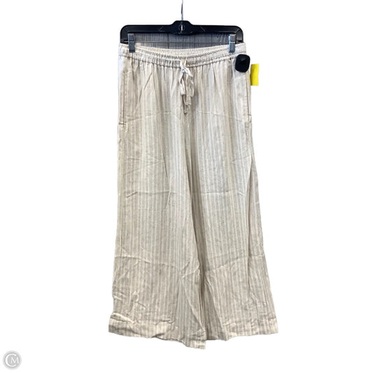 Pants Linen By Max Studio In Striped Pattern, Size: 8