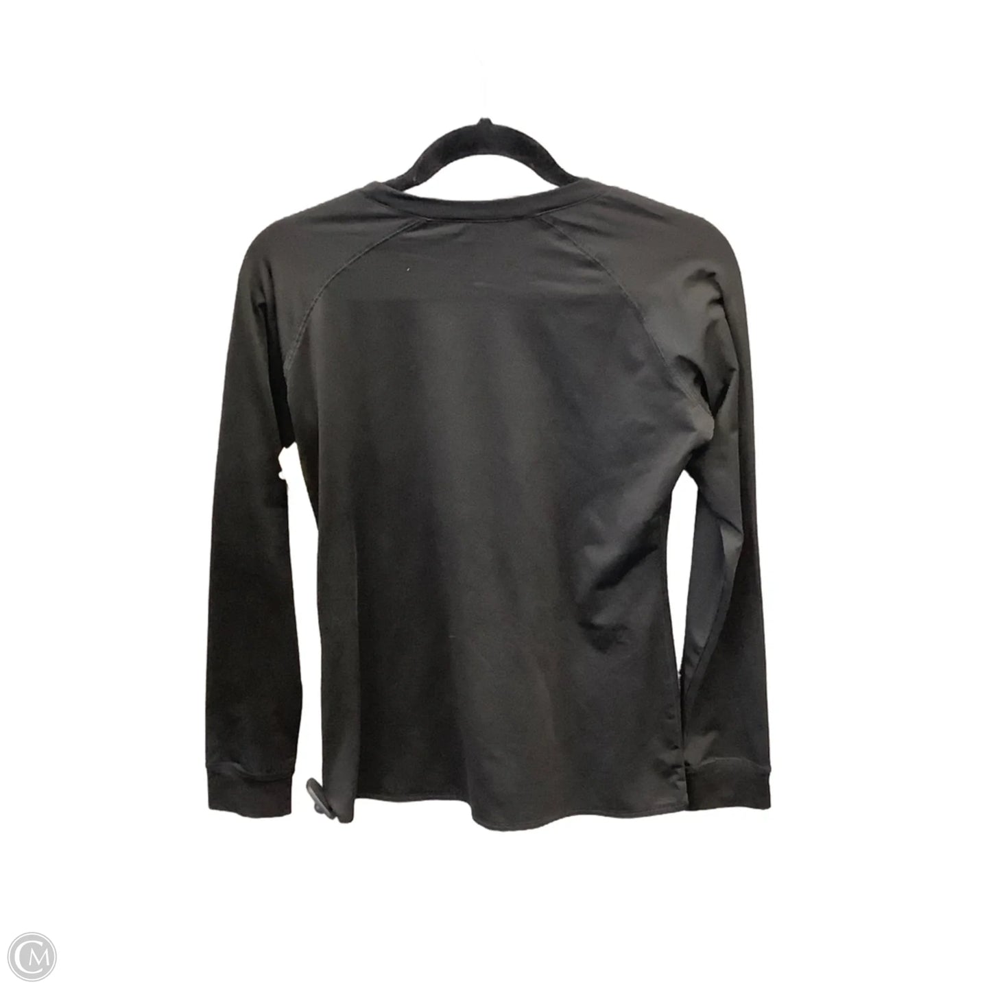 Athletic Top Long Sleeve Crewneck By Cuddl Duds In Black, Size: M