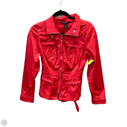 Jacket Utility By White House Black Market In Red, Size: S