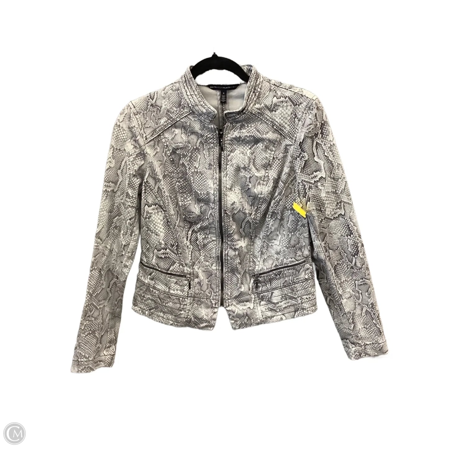 Jacket Other By White House Black Market In Snakeskin Print, Size: M