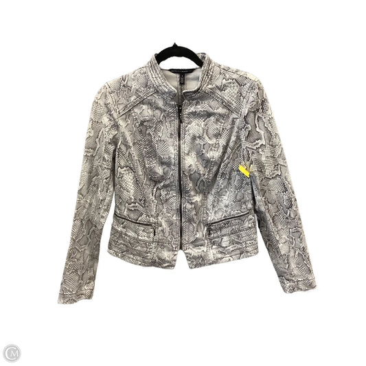 Jacket Other By White House Black Market In Snakeskin Print, Size: M