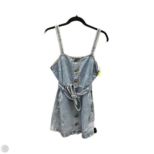 Dress Casual Short By Pacsun In Blue Denim, Size: M