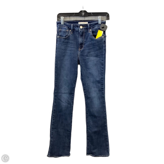 Jeans Boot Cut By Levis In Blue Denim, Size: 2