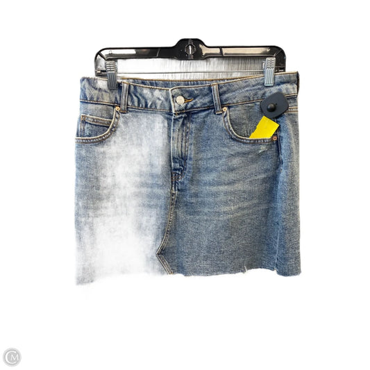 Skirt Mini & Short By Wild Fable In Blue Denim, Size: 12