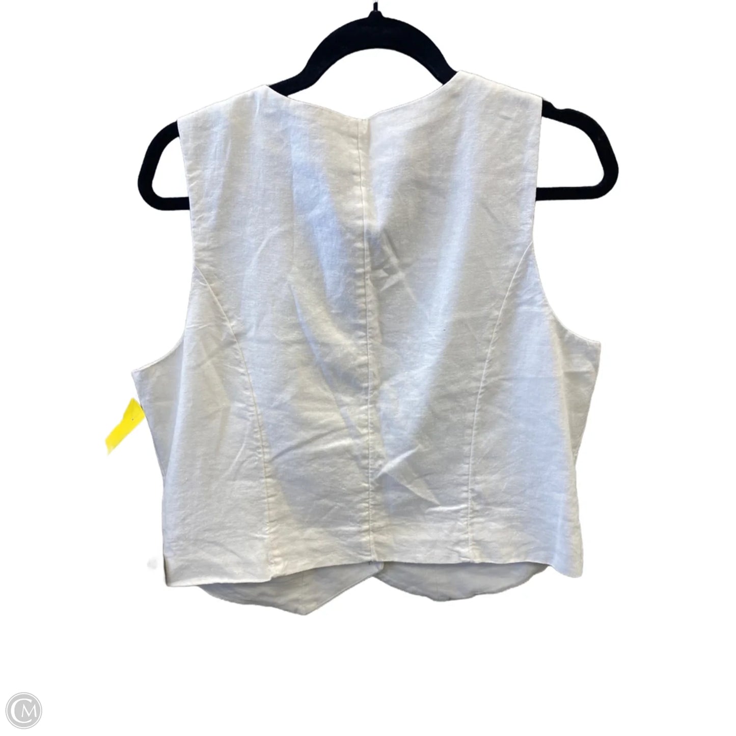 Top Sleeveless By A New Day In White, Size: L