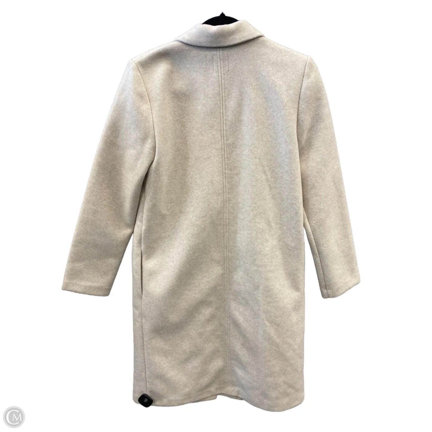 Coat Peacoat By Zara In Cream, Size: L