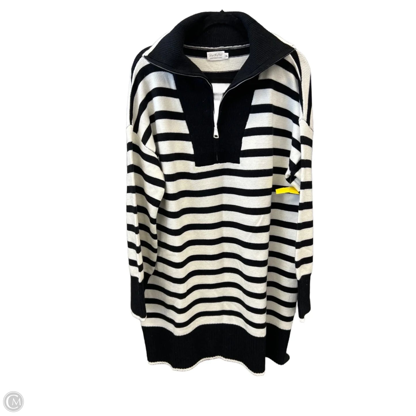 Dress Sweater By Clothes Mentor In Striped Pattern, Size: Xl