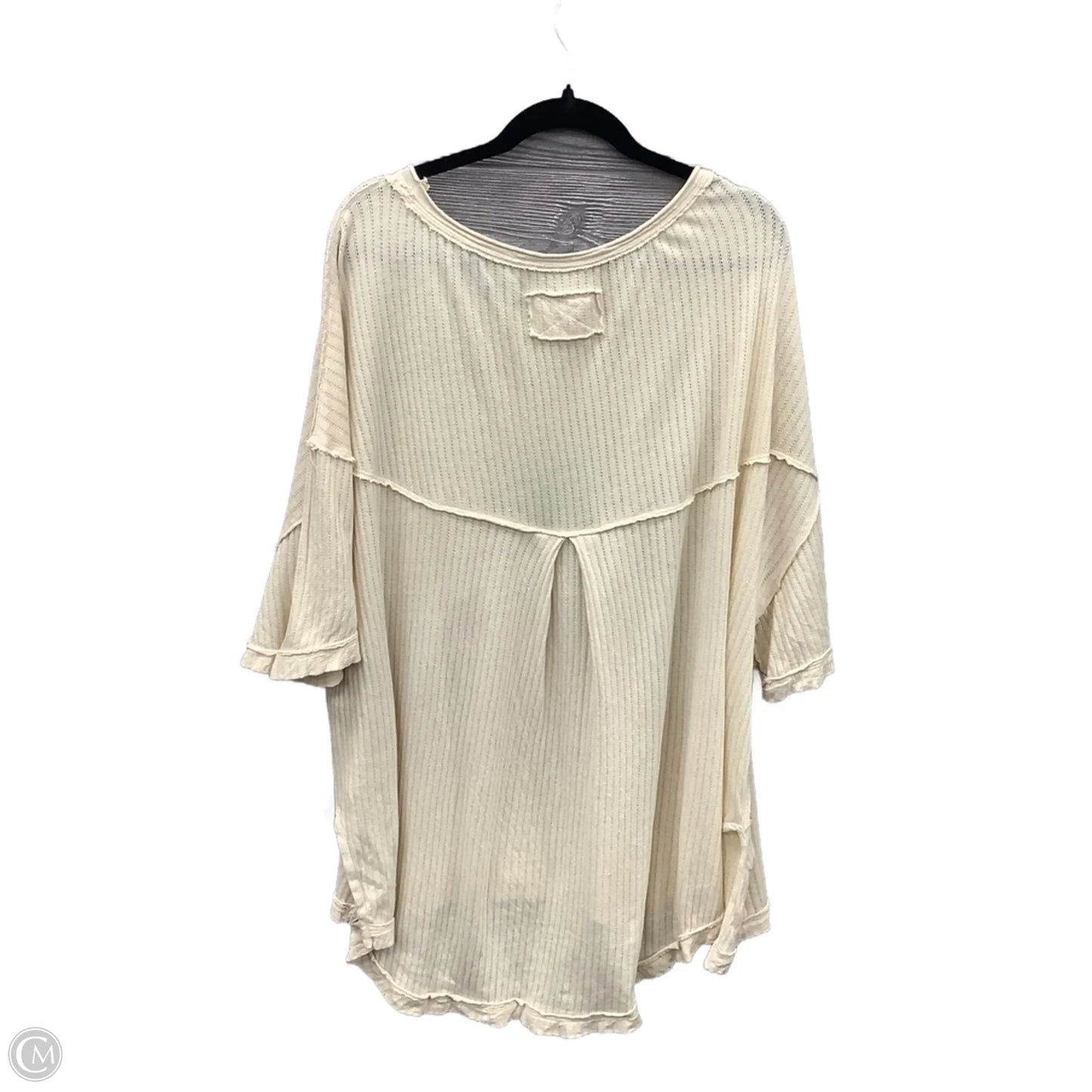 Tunic Short Sleeve By We The Free In Cream, Size: L