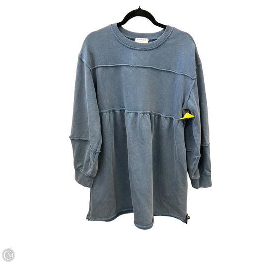 Dress Casual Short By Clothes Mentor In Blue, Size: L