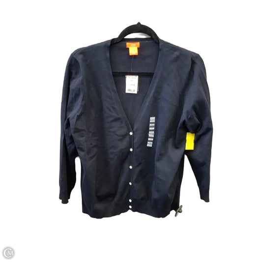 Cardigan By Joe Fresh In Navy, Size: Xl
