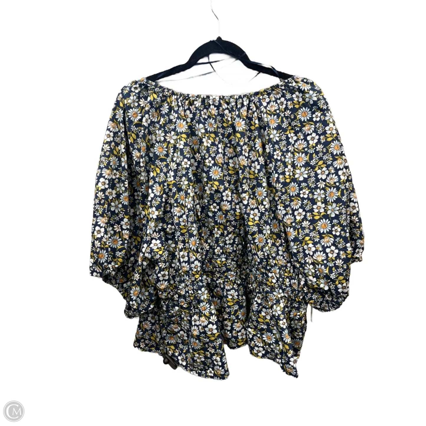 Top Short Sleeve By Old Navy In Floral Print, Size: 3x