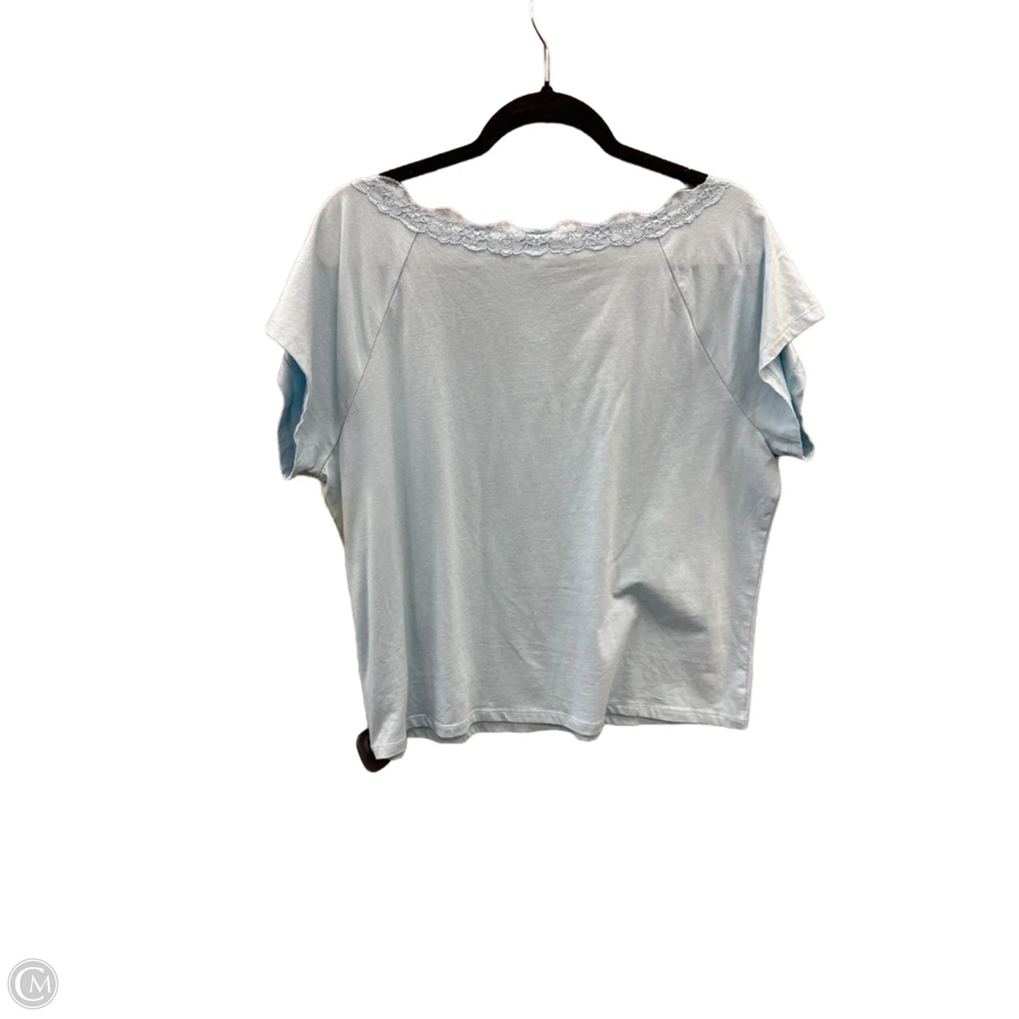 Top Short Sleeve By Old Navy In Blue, Size: 2x