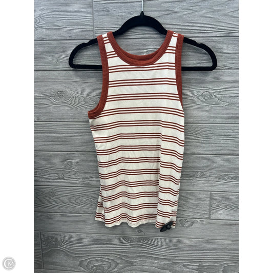 Top Sleeveless By Maurices In Striped Pattern, Size: L